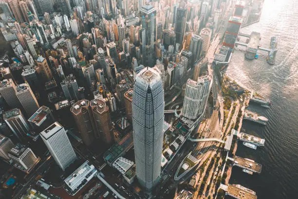 skyline of hongkong